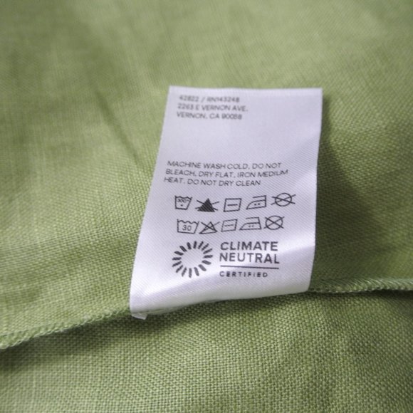 Reformation Miso Linen Dress in Green size 12 Altered Straps - Picture 10 of 12